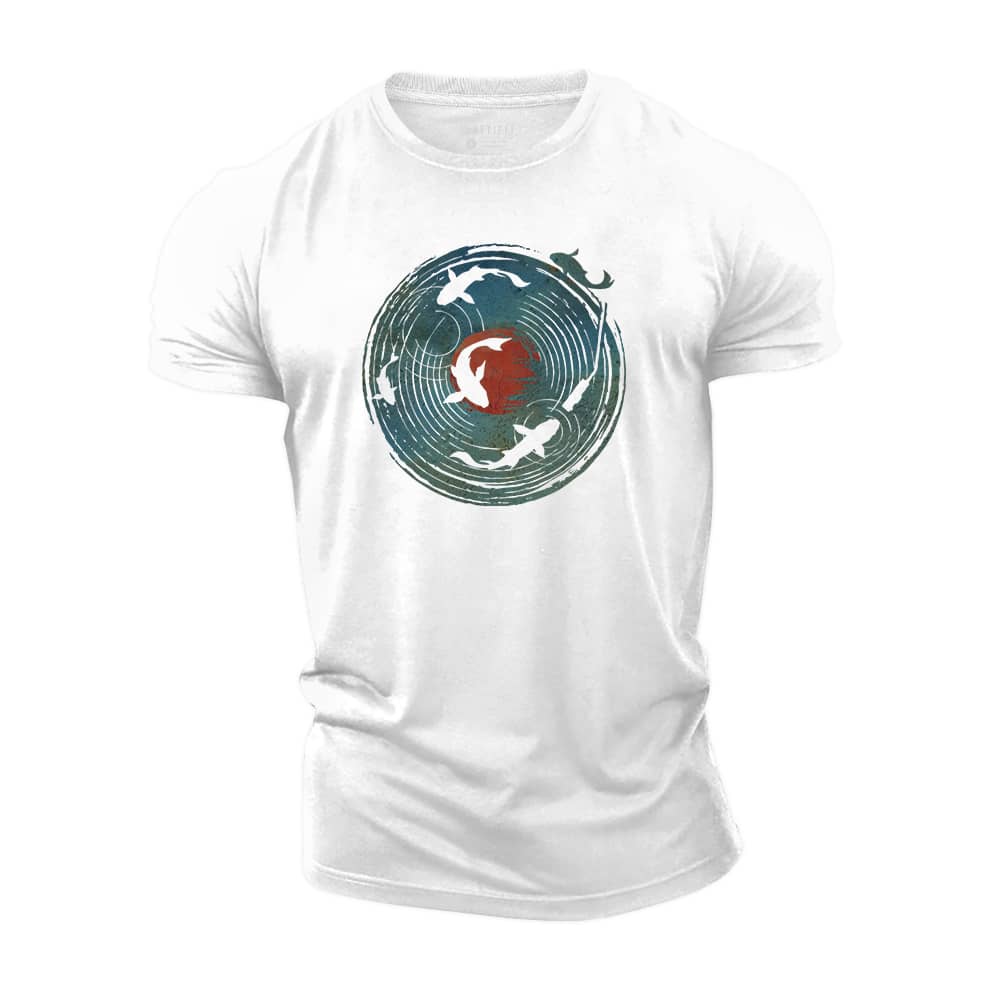 Sea Record Cotton T-Shirt