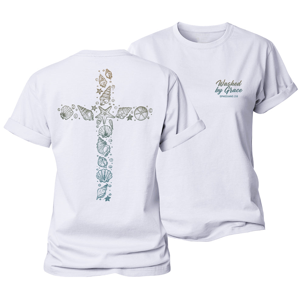 Washed By Grace Women's Cotton T-Shirt