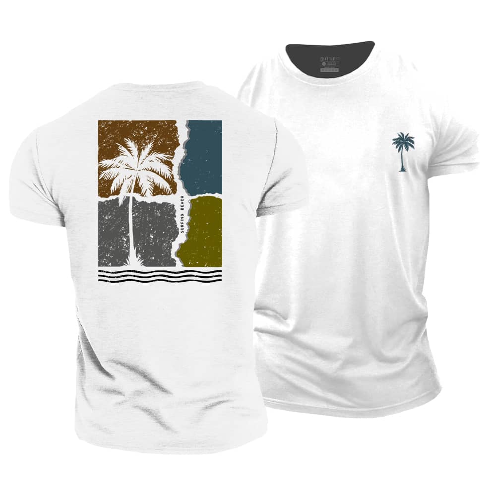 Summer Poster Cotton T-Shirt