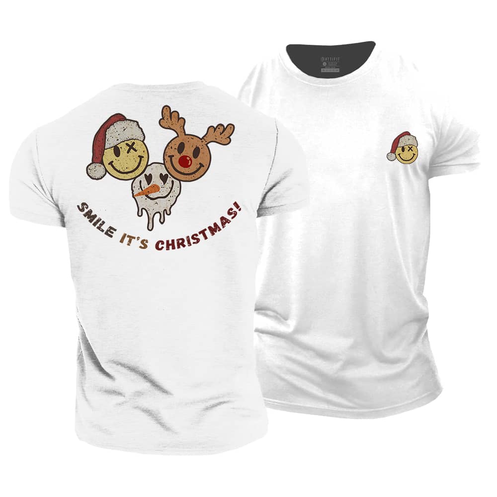 Smile At Christmas Cotton T-Shirt