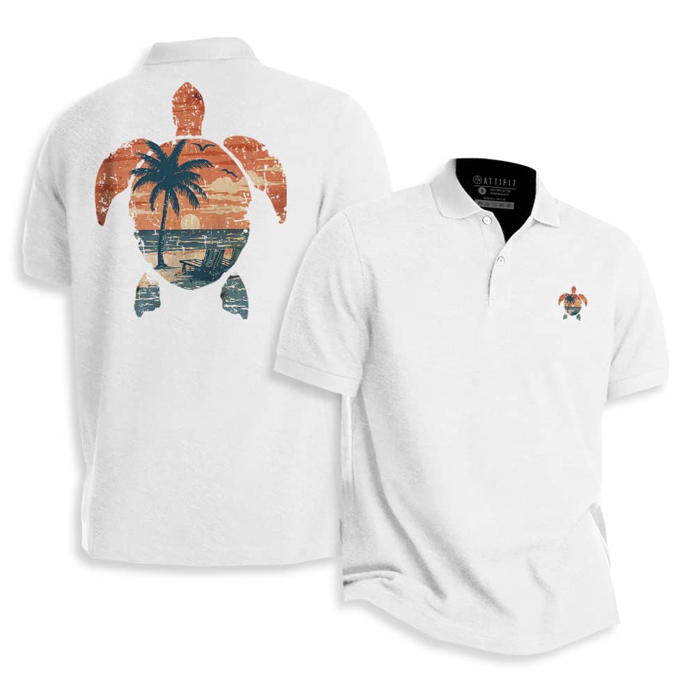 Happy Turtle Polo Shirt