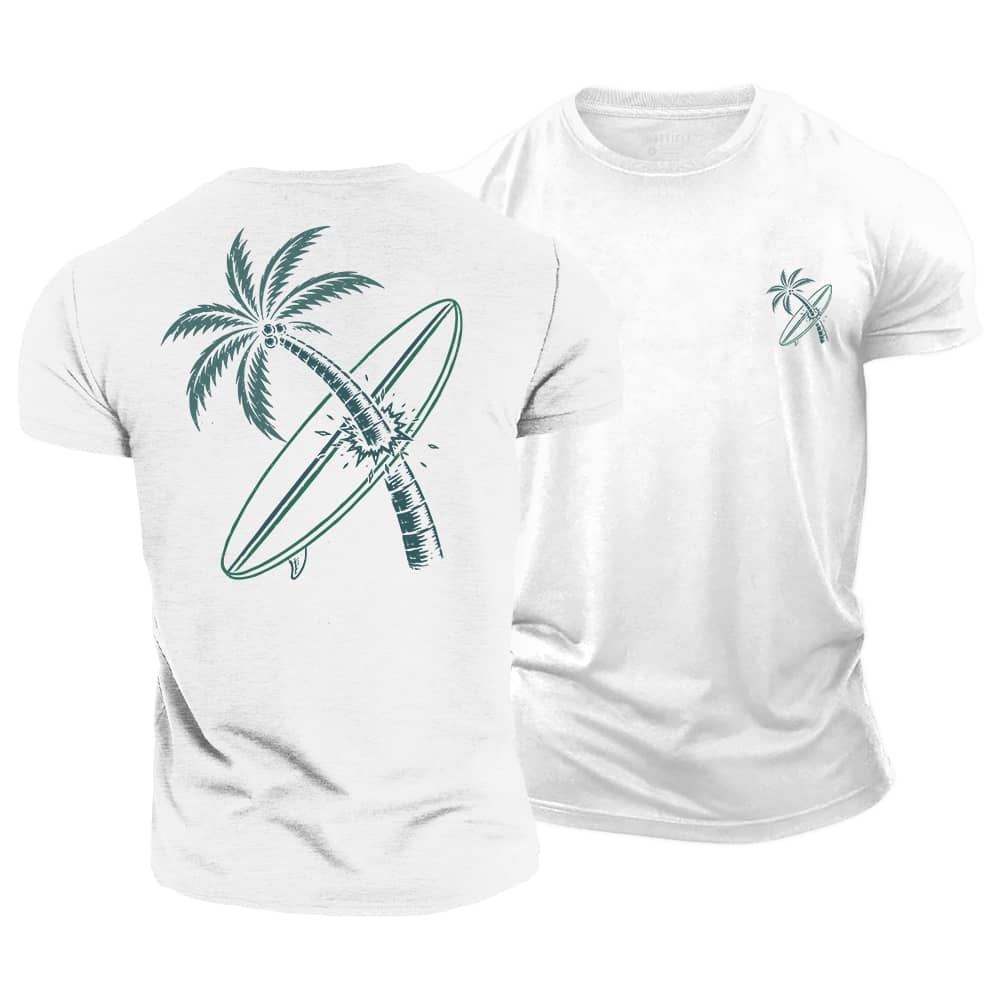 Palm Break Cotton T-Shirt