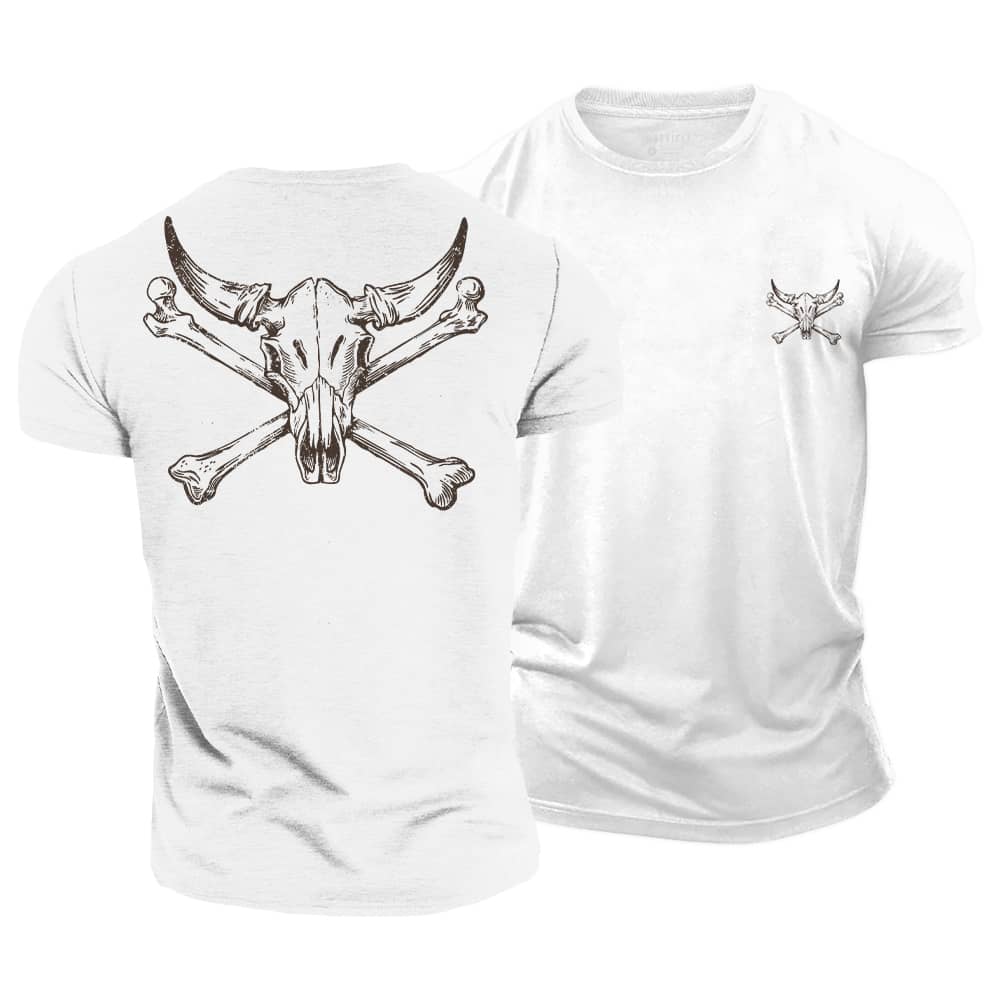 Bull Bones Cotton T-Shirt