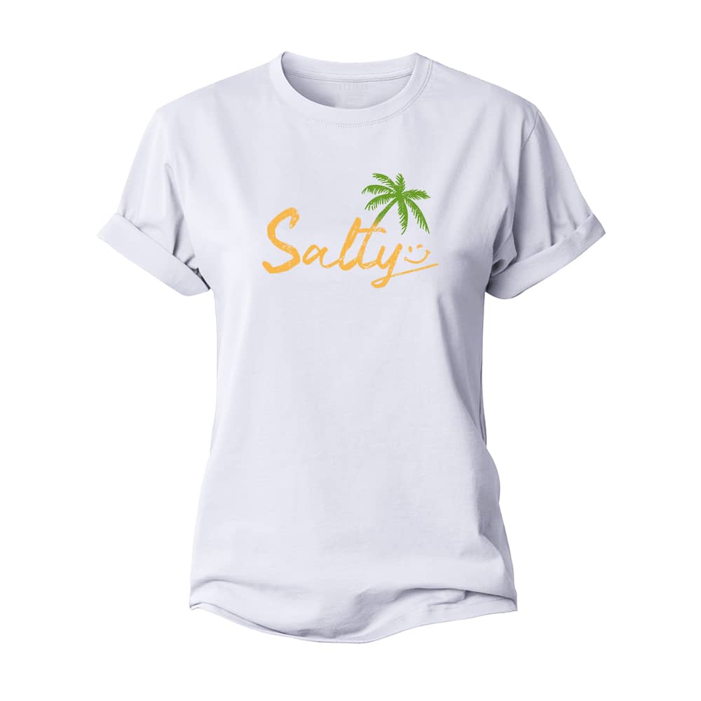 Salty Smiley Women's Cotton T-Shirt