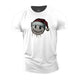 Christmas Smiley Cotton T-Shirt
