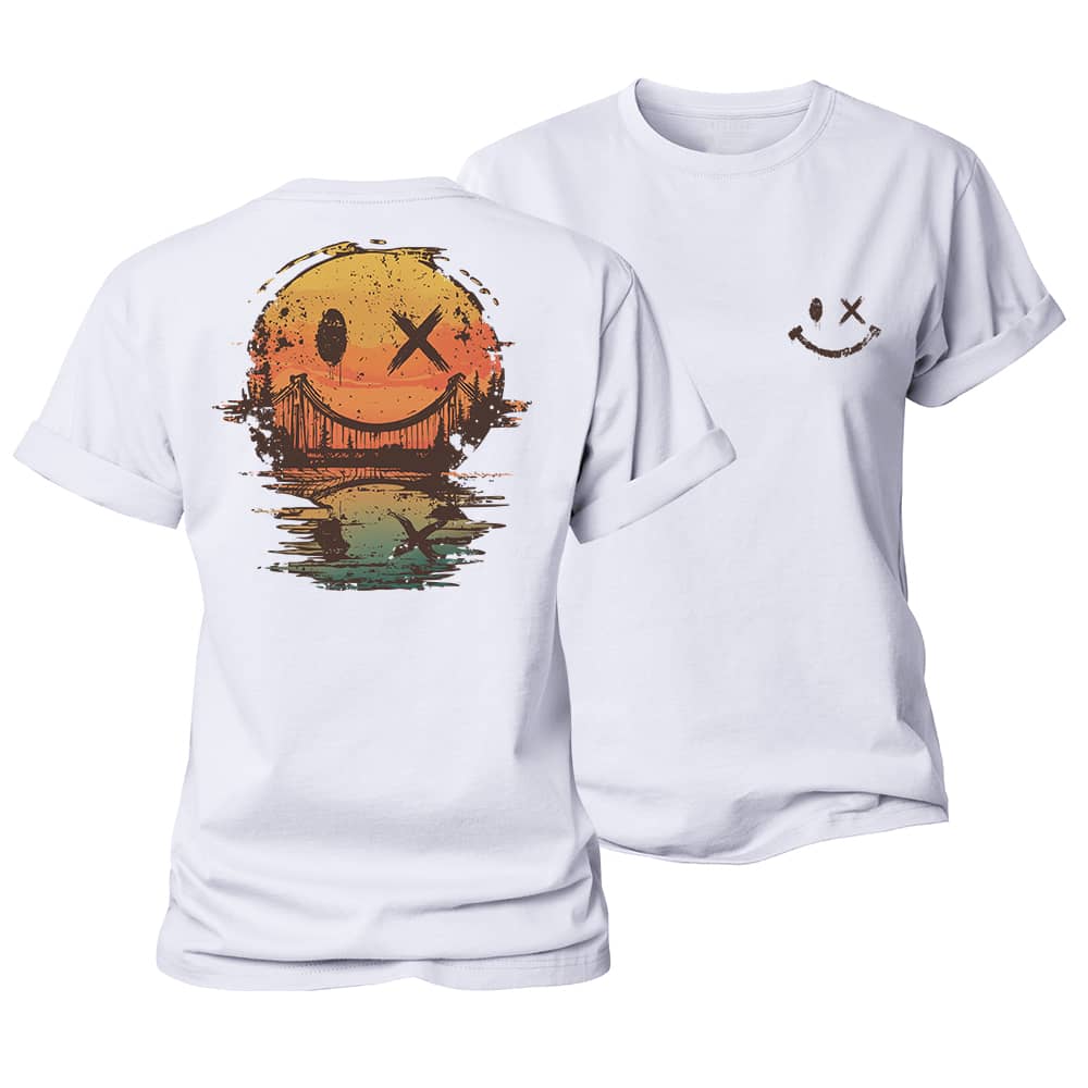 Smiley Lake Women's Cotton T-Shirt