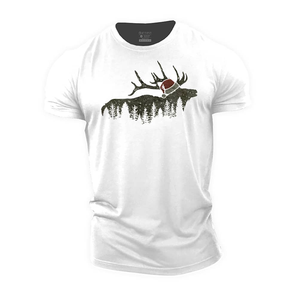 Christmas Wildlife Cotton T-Shirt