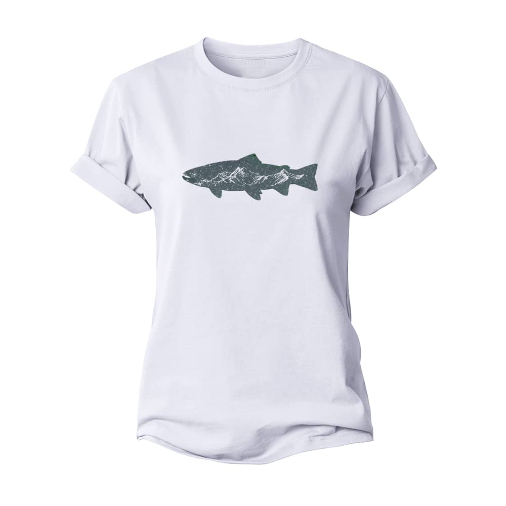 Fish Mountain Women's Cotton T-Shirt