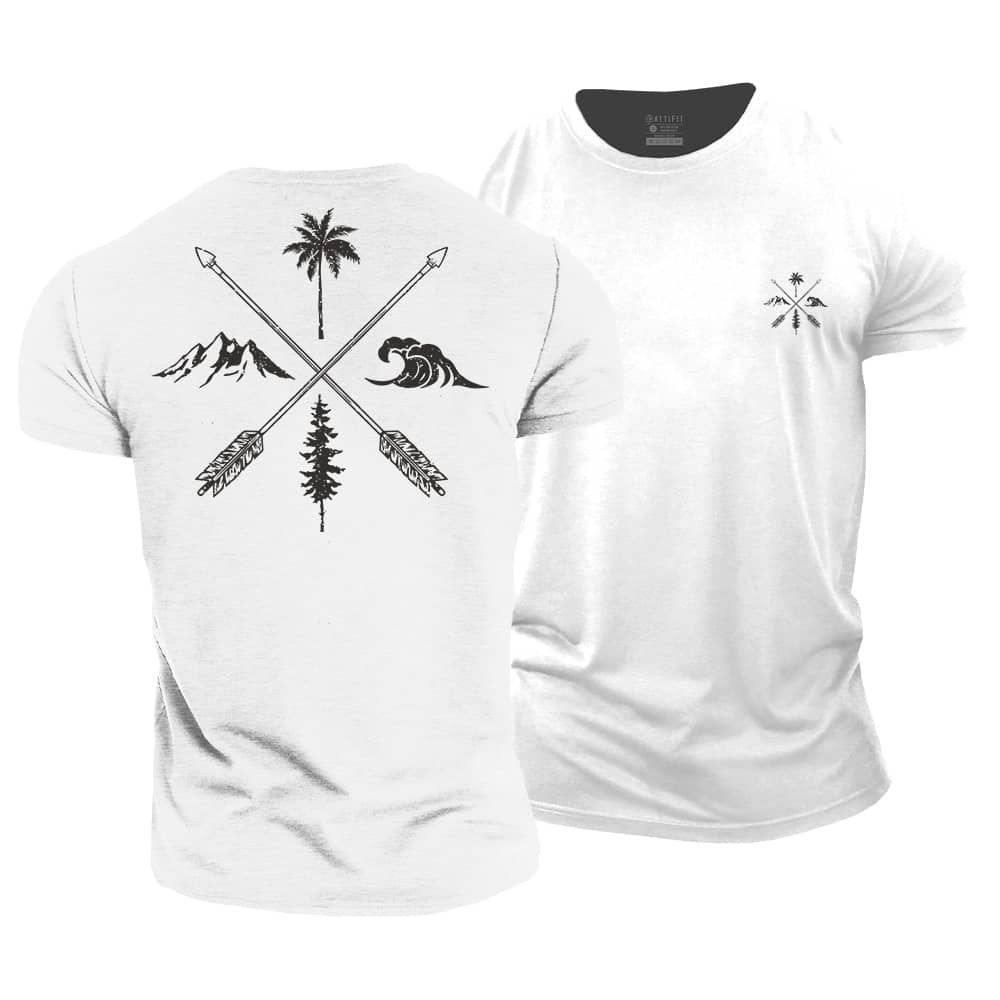 Nature Cross Cotton T-Shirt