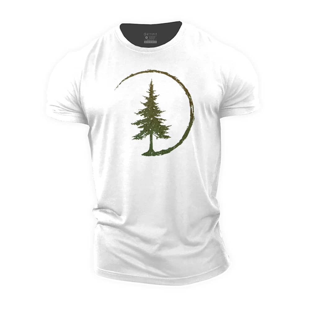 Pine Circle Cotton T-Shirt