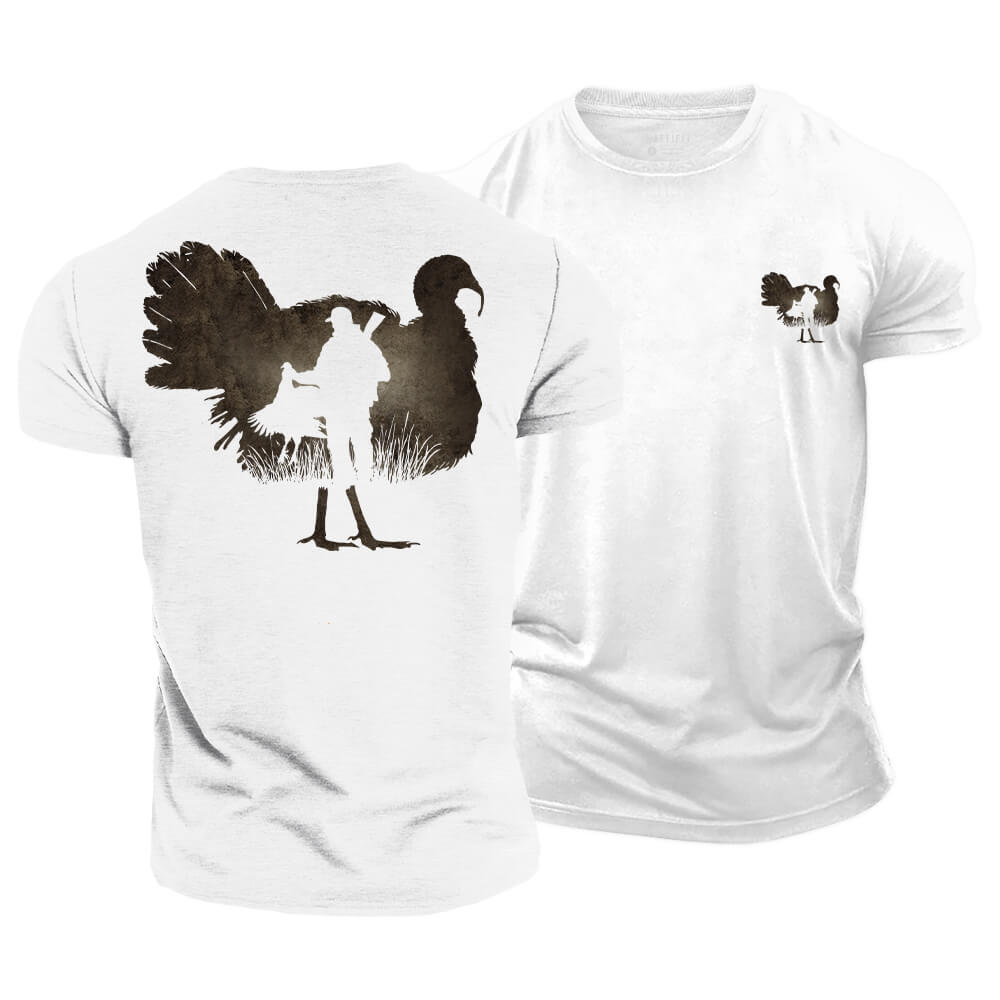 Wild Turkey Hunting Cotton T-Shirt
