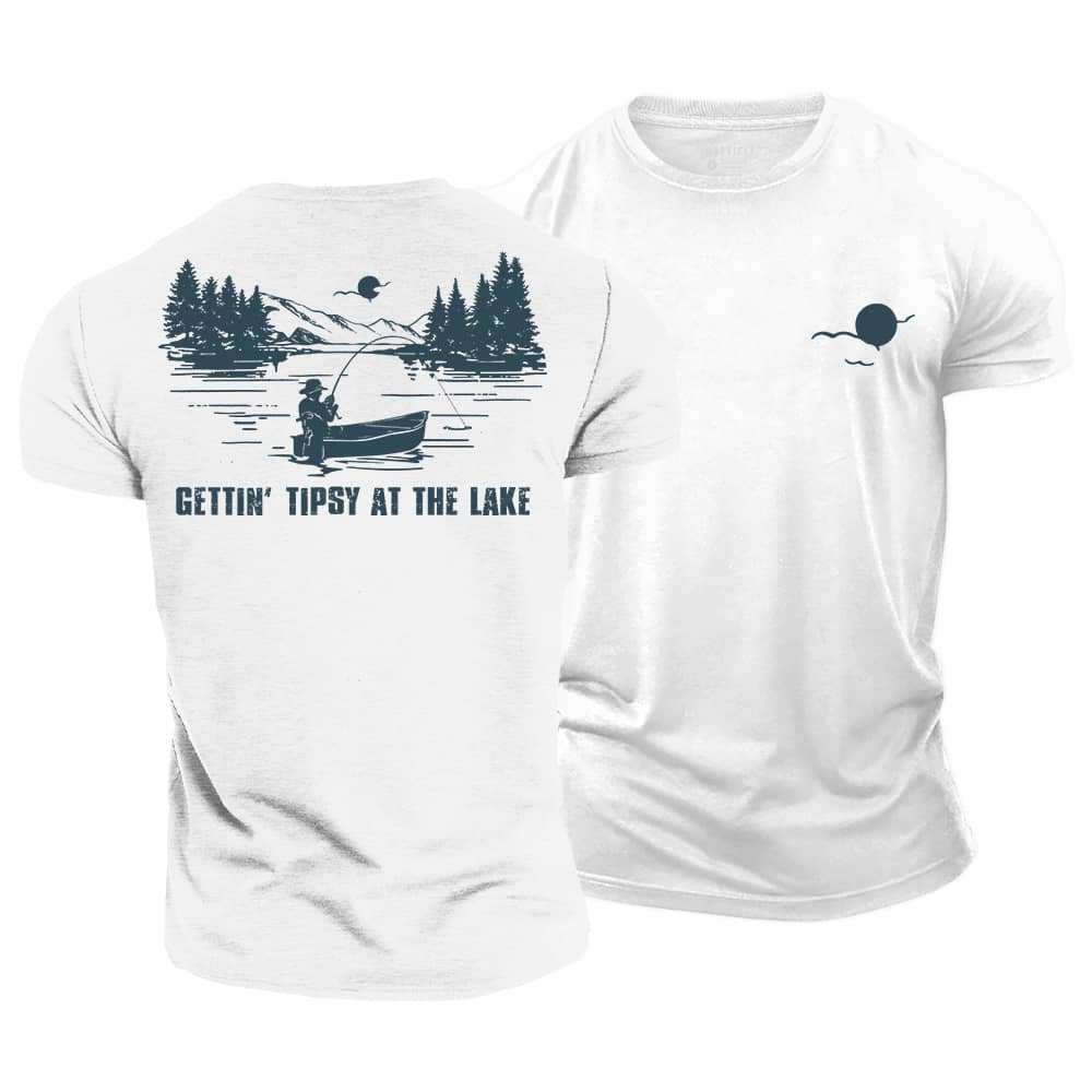 Lake Tipsy Cotton T-Shirt