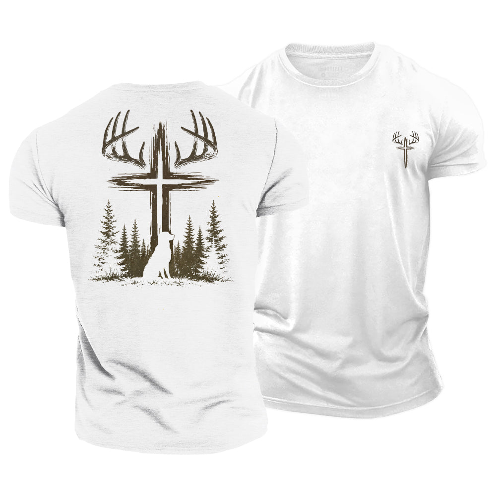 Hunting Faith Cotton T-Shirt