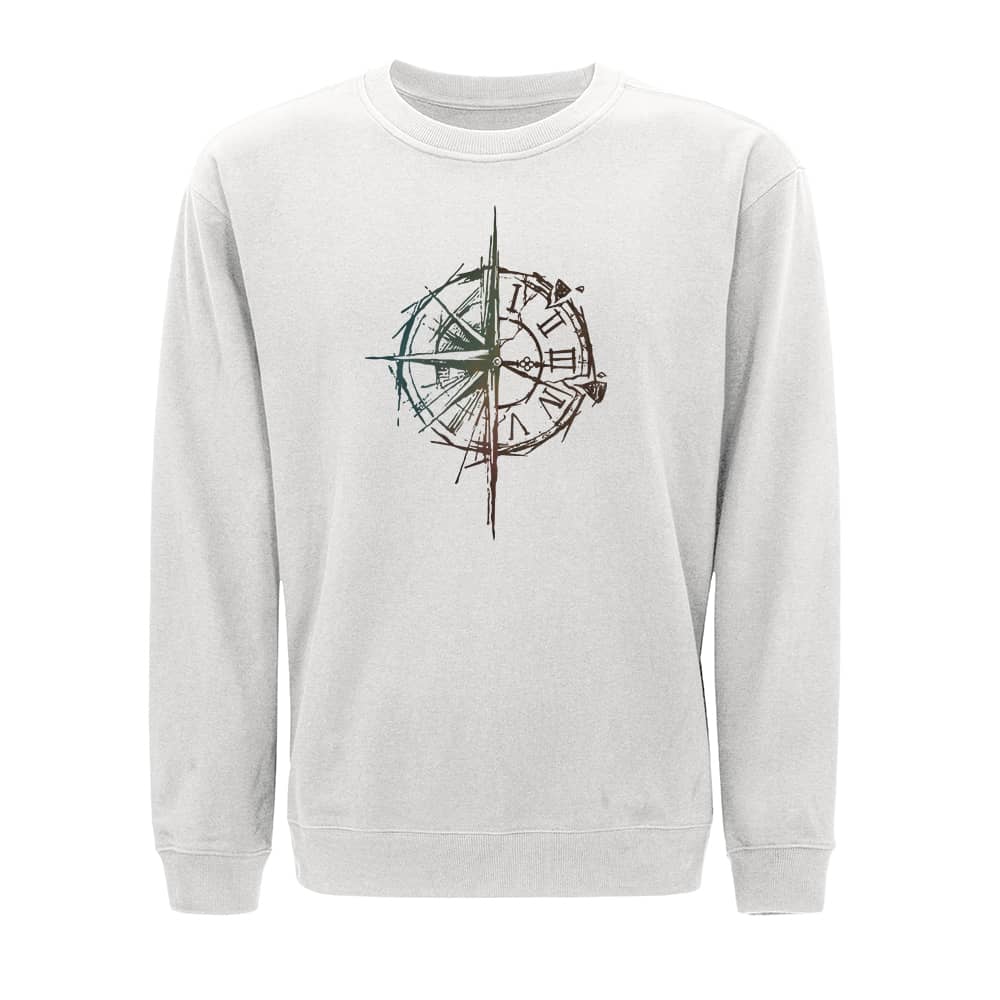 Compass Clock Crewneck Sweatshirt