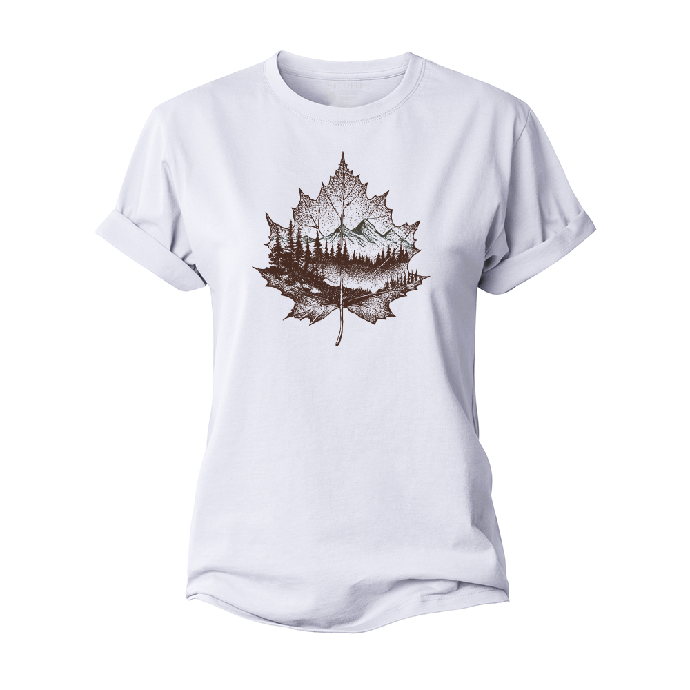 Leaf View Women's Cotton T-Shirt