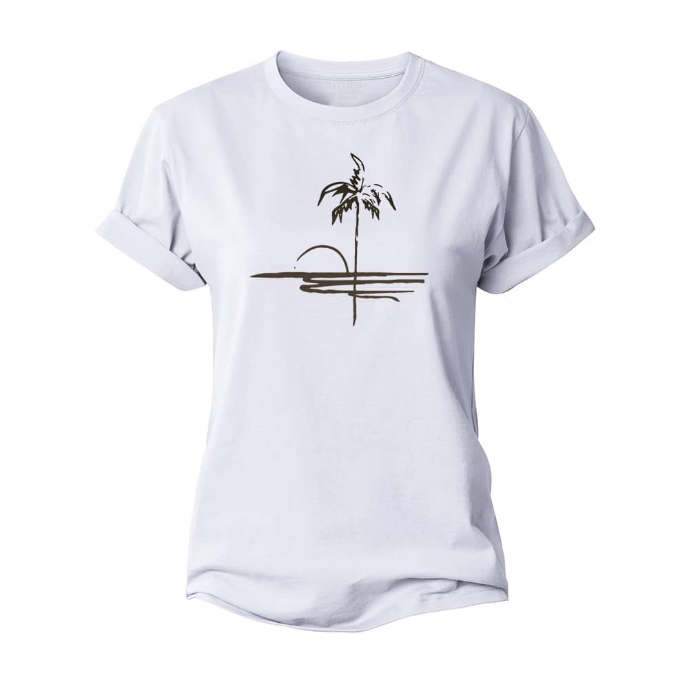 Simple Beach Women's Cotton T-Shirt