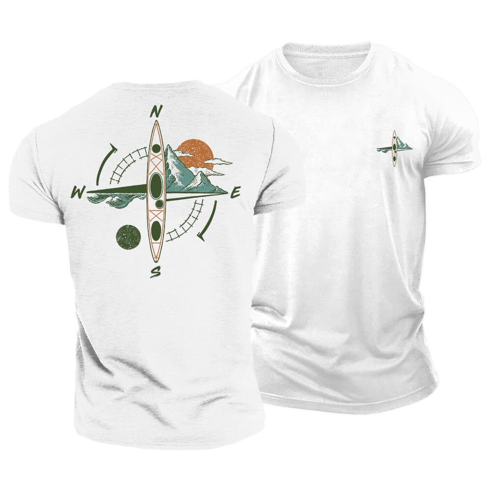 Kayak Compass Cotton T-Shirt