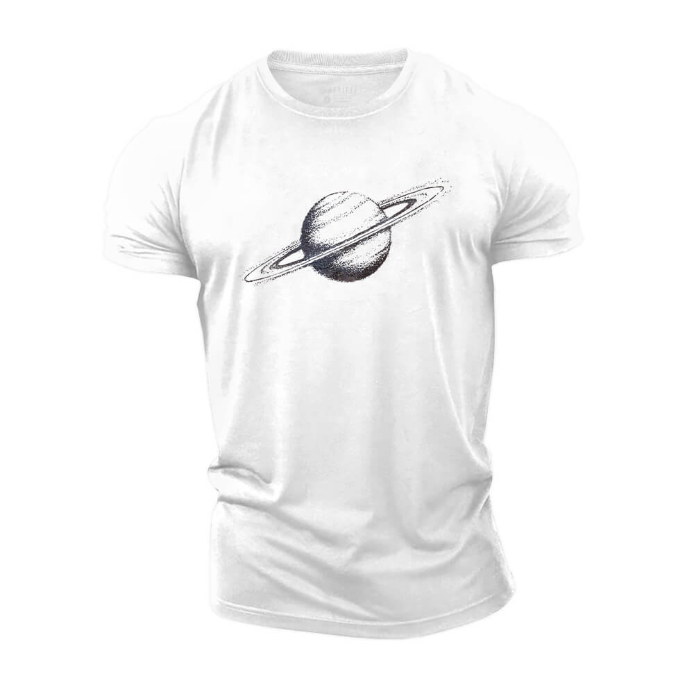 Space Planet Cotton T-Shirt
