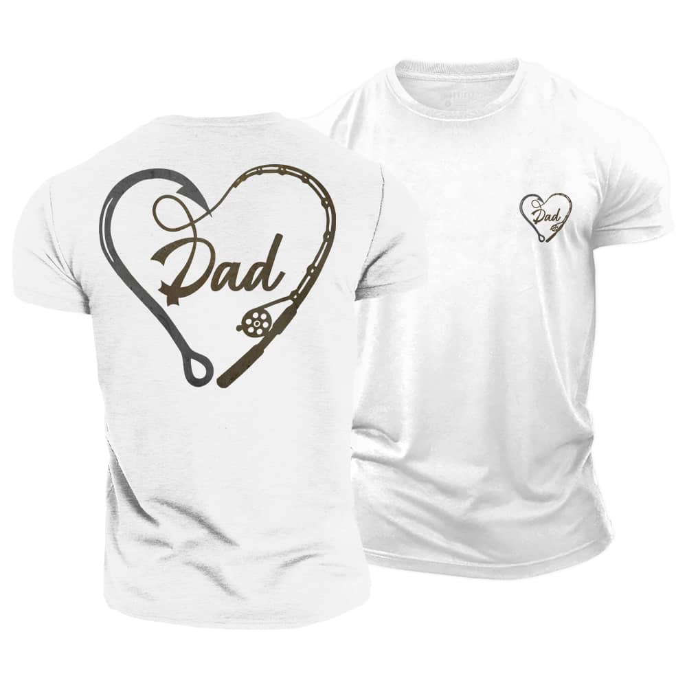 Dad Fishing Cotton T-Shirt