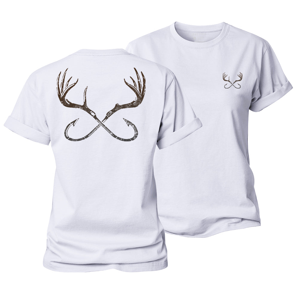 Antler And Hook Women's Cotton T-Shirt