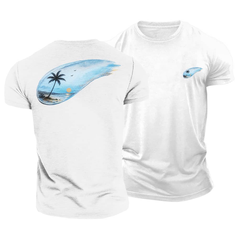 Shoreline Glow Cotton T-Shirt