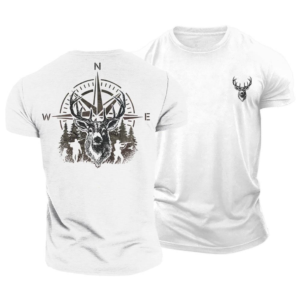 Hunting Compss Cotton T-Shirt