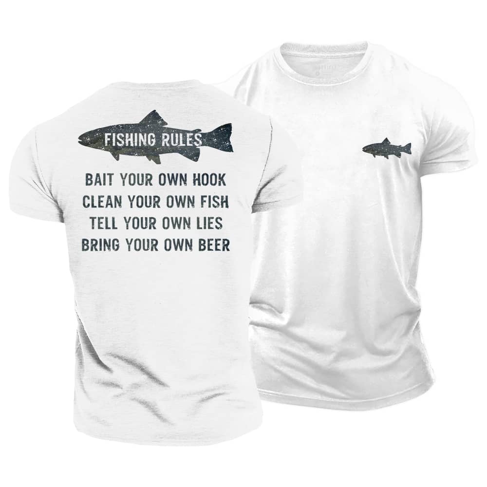 Fishing Rules Cotton T-Shirt