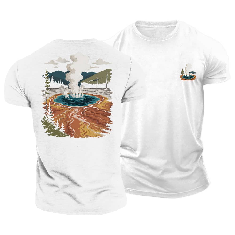 Geyser Basin Cotton T-Shirt