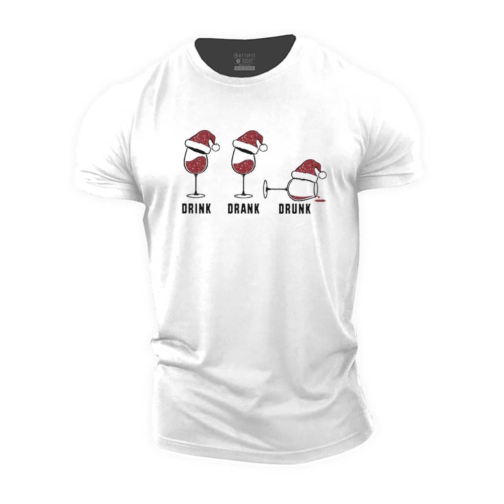 Drink Drank Drunk Cotton T-Shirt