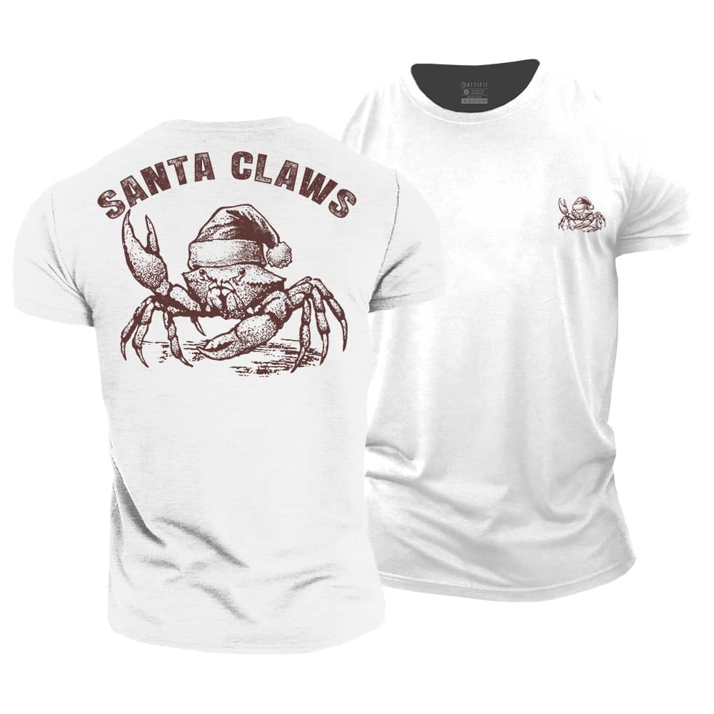 Santa Claws Cotton T-Shirt