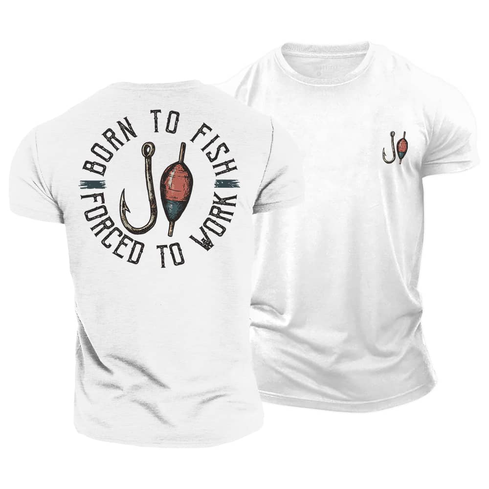 Born To Fish Cotton T-Shirt