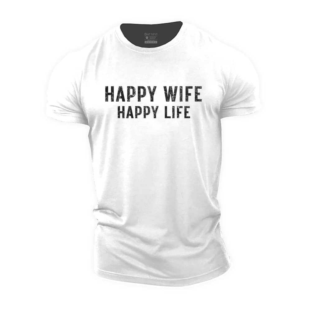 Happy Wife Cotton T-Shirt