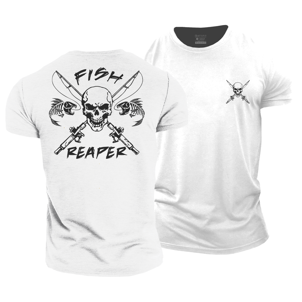 Fish Reaper Cotton T-Shirt