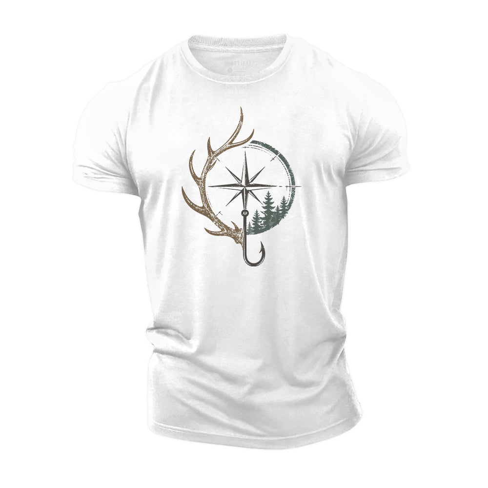 Outdoor Compass Cotton T-Shirt