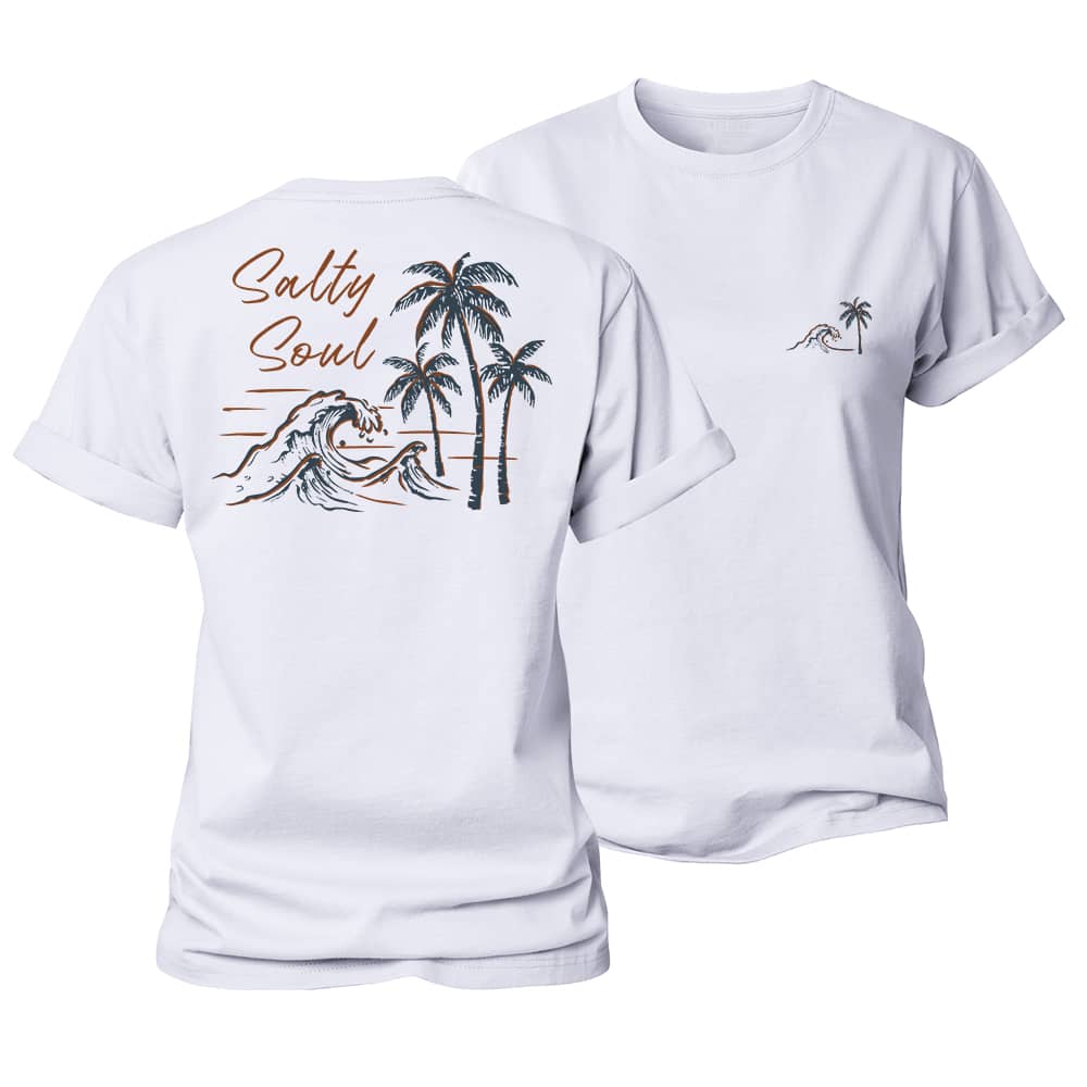 Salty Soul Women's Cotton T-Shirt