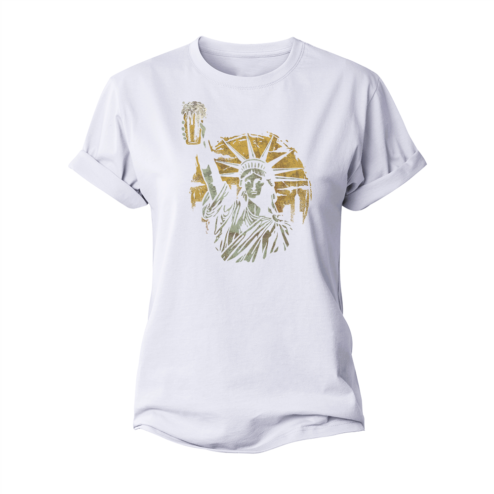 Cheers To Freedom Women's Cotton T-Shirt