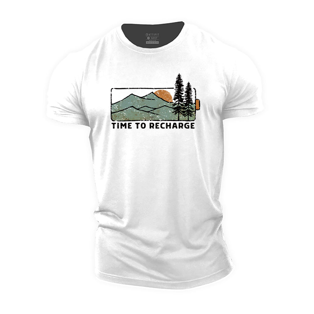 Time To Charge Cotton T-Shirt