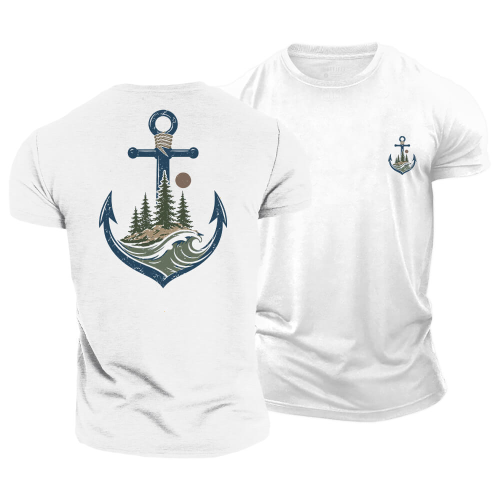 Anchor Forest Cotton T-Shirt
