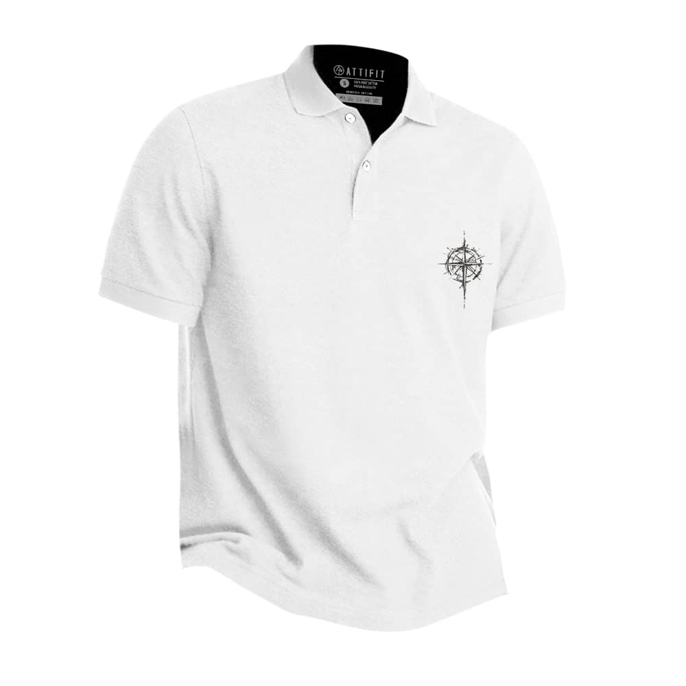 Mini Vintage Compass Polo Shirt