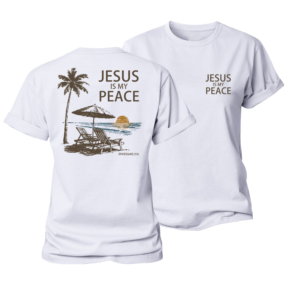 Jesus Is My Peace Women's Cotton T-Shirt