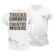 Trucks Cowboys Cotton T-Shirt