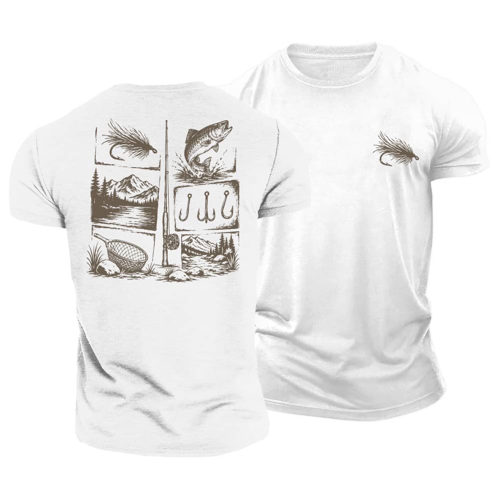Cast Into The River Cotton T-Shirt