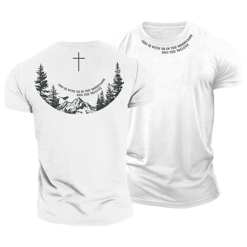 God Is With Us Cotton T-Shirt