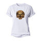 Sunset Skull Women's Cotton T-Shirt