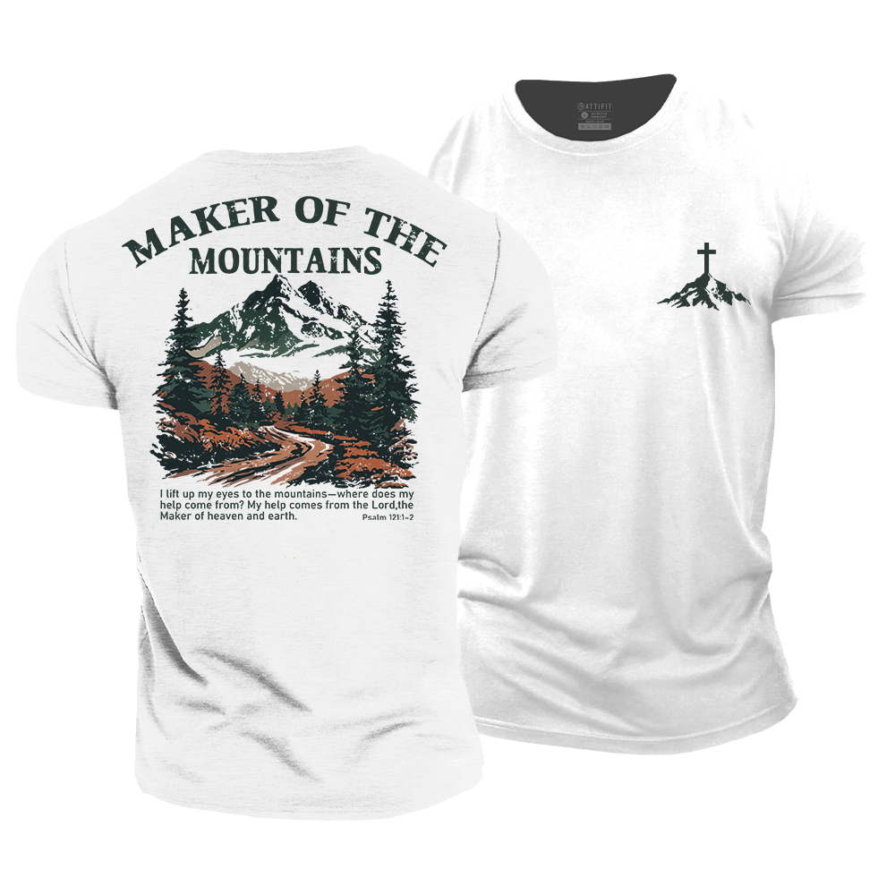 Maker of The Mountains Cotton T-Shirt
