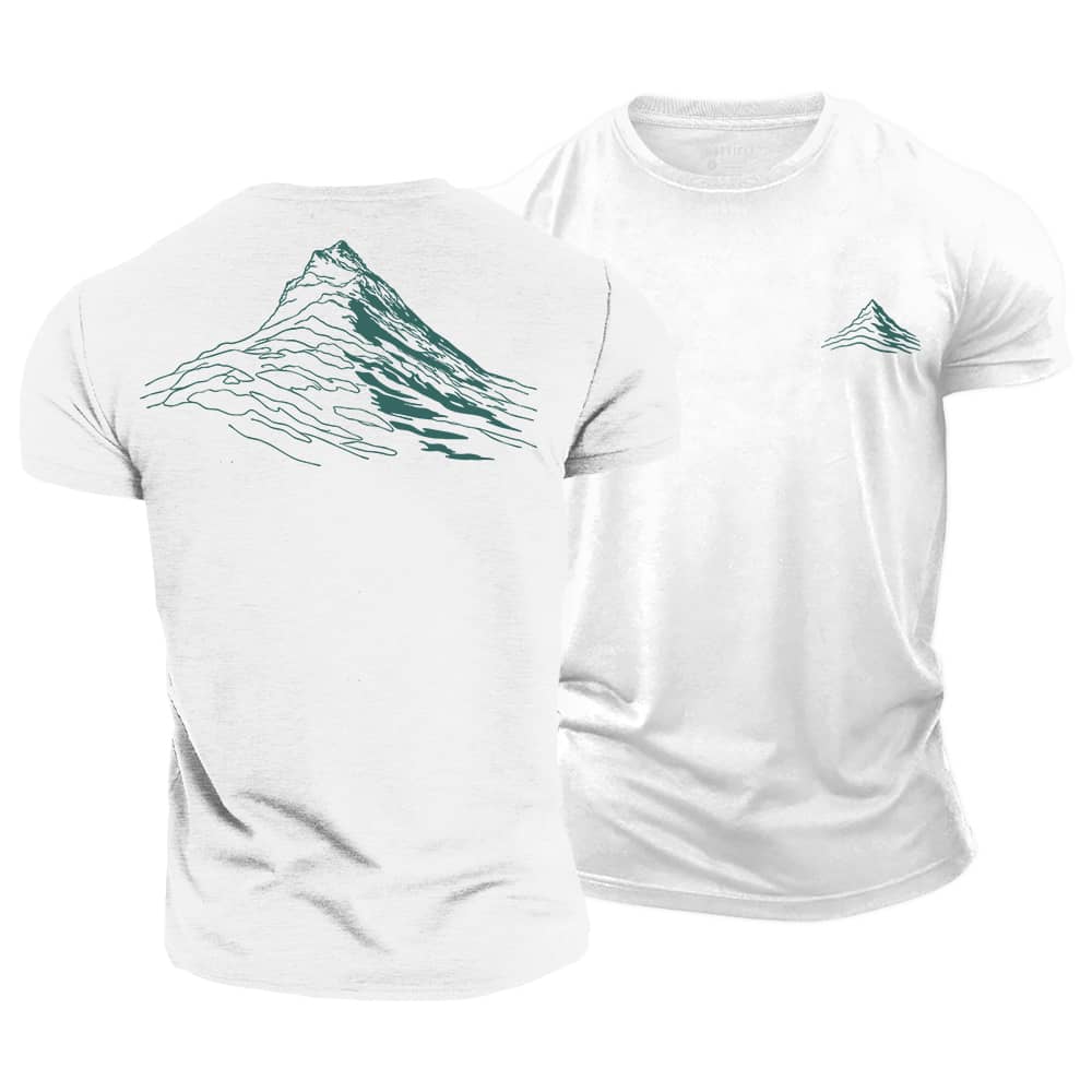 Ridge Lines Cotton T-Shirt