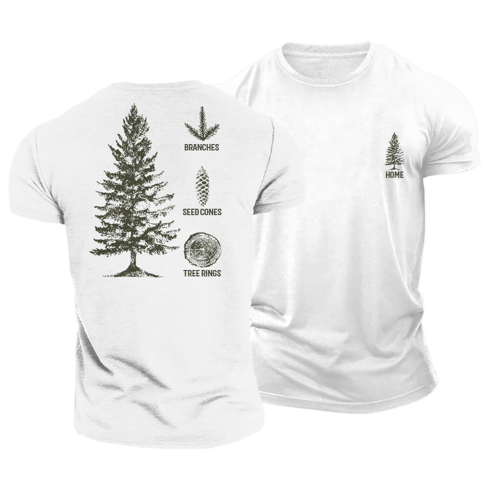 Home Tree Cotton T-Shirt