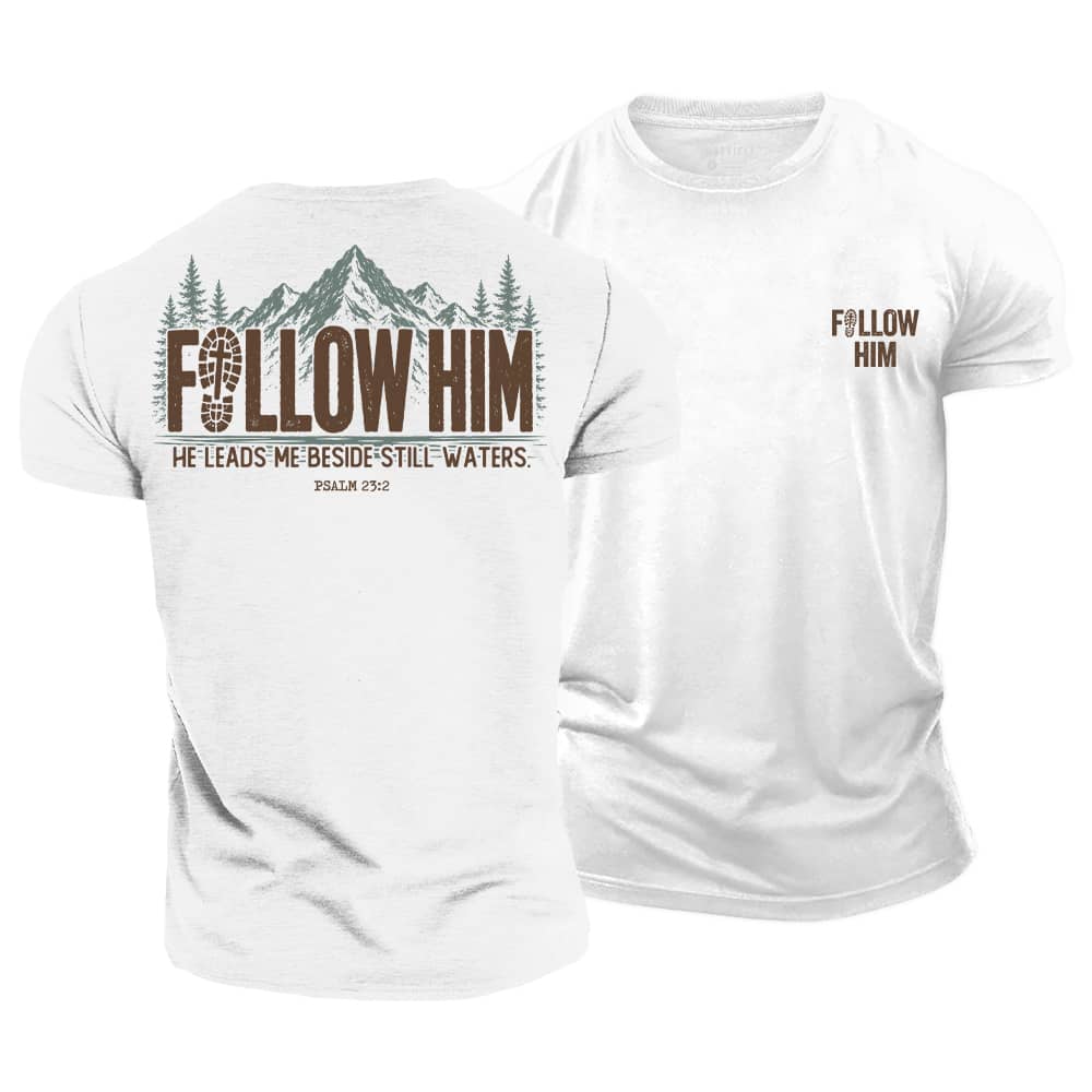 Follow Him Cotton T-Shirt