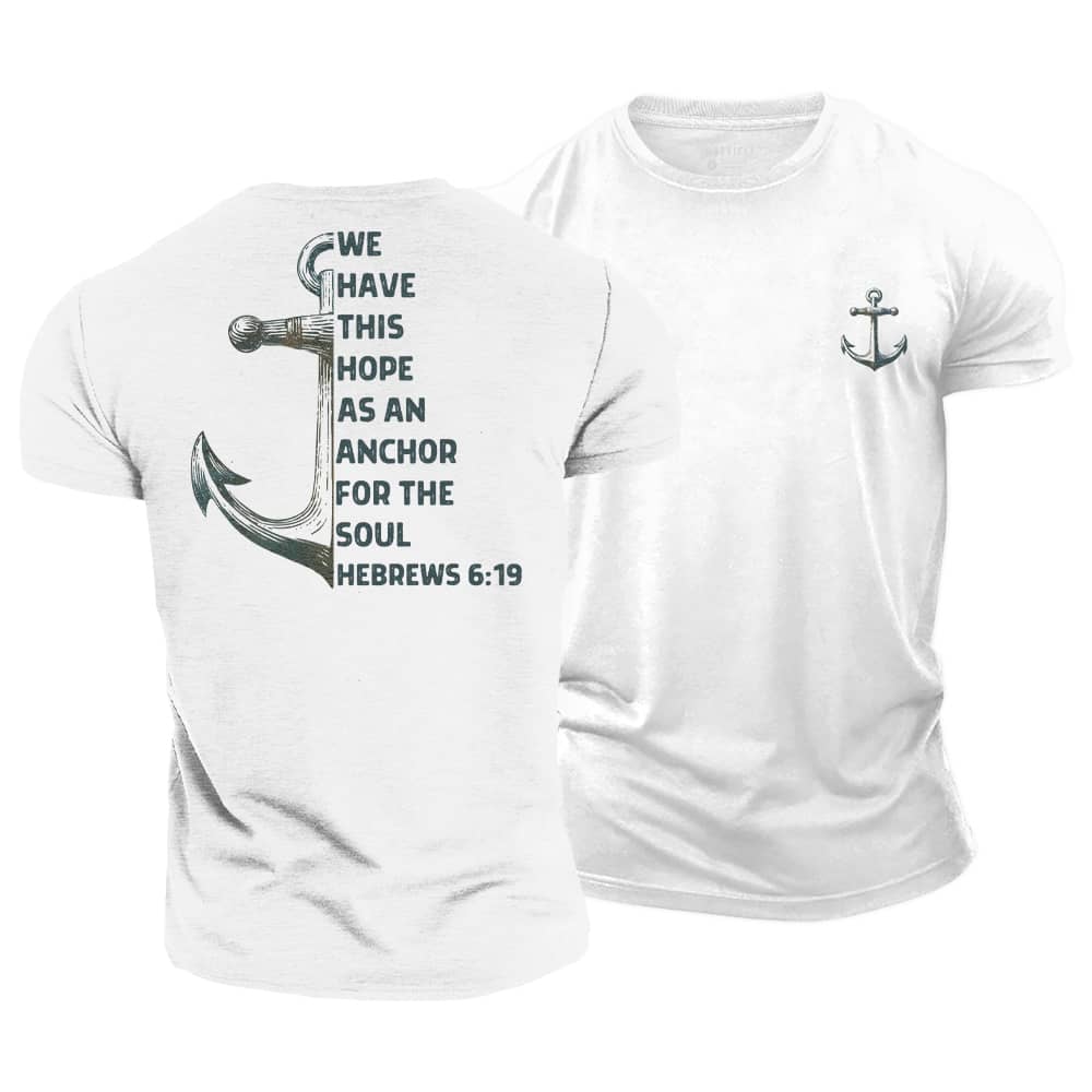 Hope As Anchor Cotton T-Shirt