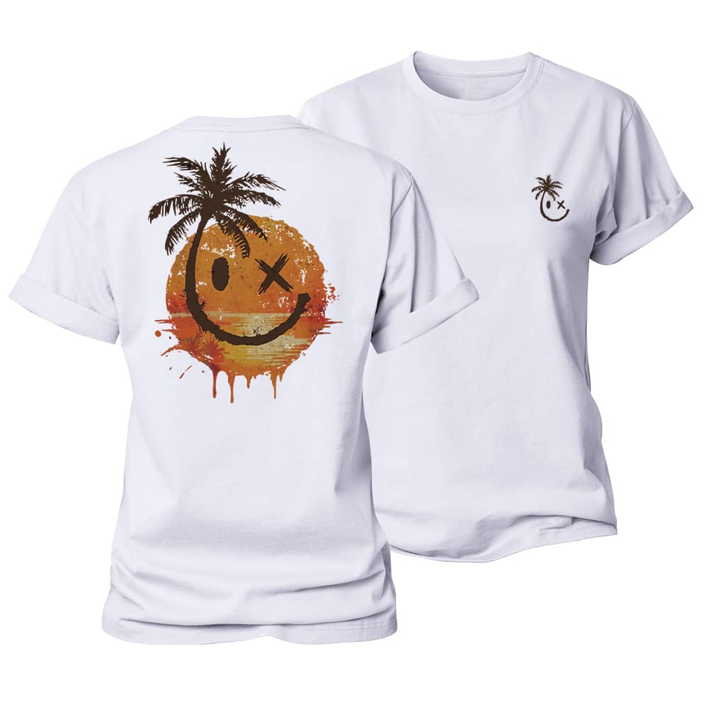 Summer Smiley Women's Cotton T-Shirt